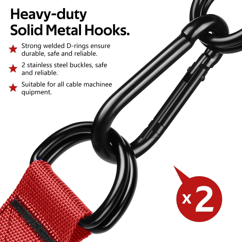 Exercise Handles, Replacement Cable Machine Attachments for Home Gym