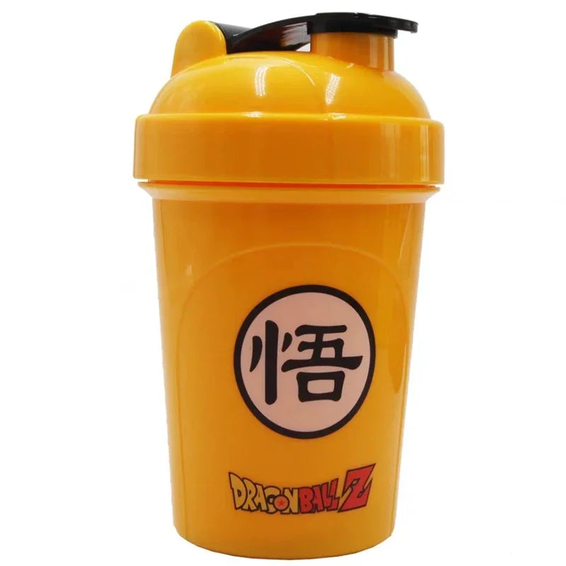 Dragon Ball Sports Fitness Drinking Cup Bottle Anime Portable Whey Protein Powder Box Milkshake Mixing Cup Outdoor Container