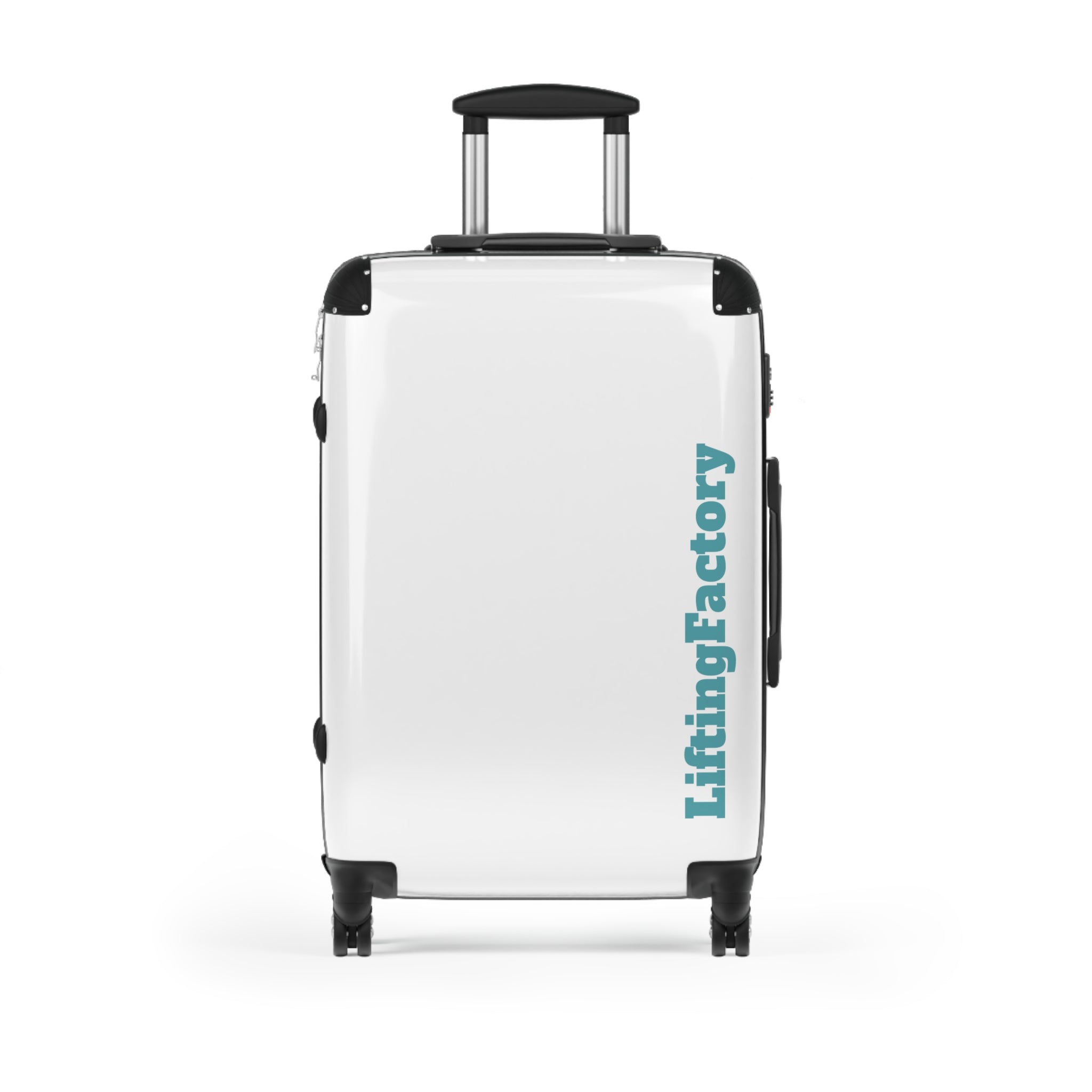 Suitcase — Vertical 'LiftingFactory' Logo Carry-On Luggage