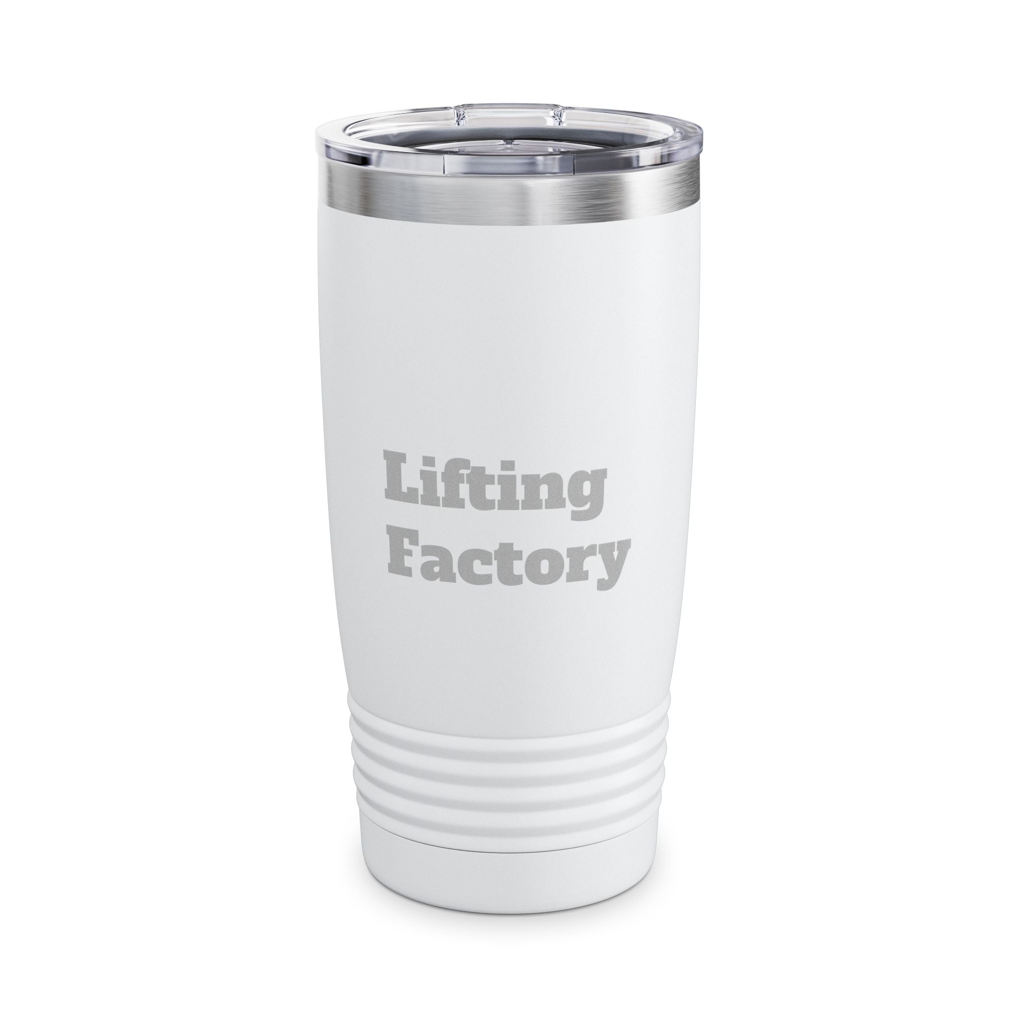 Lifting Factory 20oz STAINLESS Tumbler — Gym Motivational Travel MUG