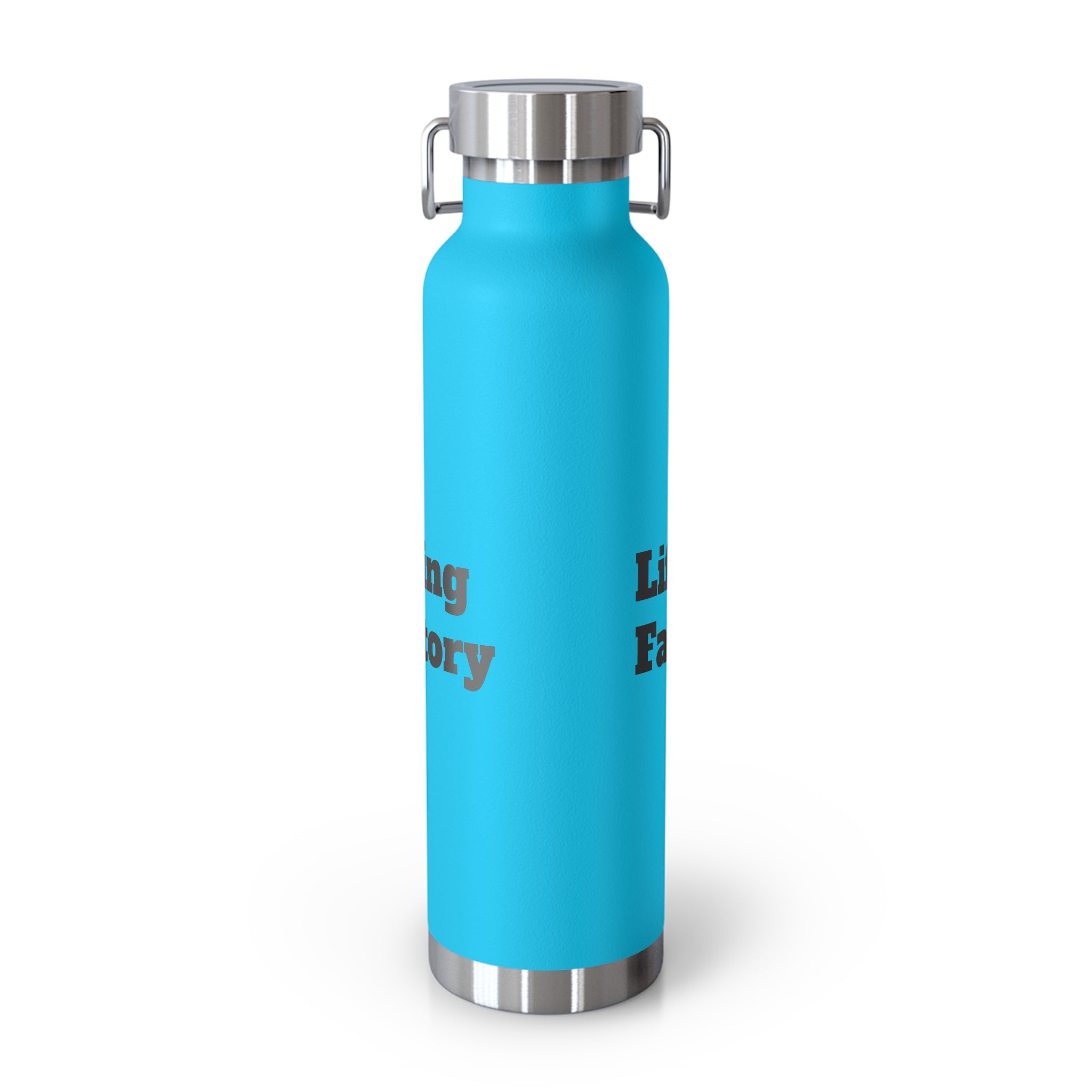 22oz Vacuum Water Bottle — 'Lifting Factory' Insulated Copper Flask