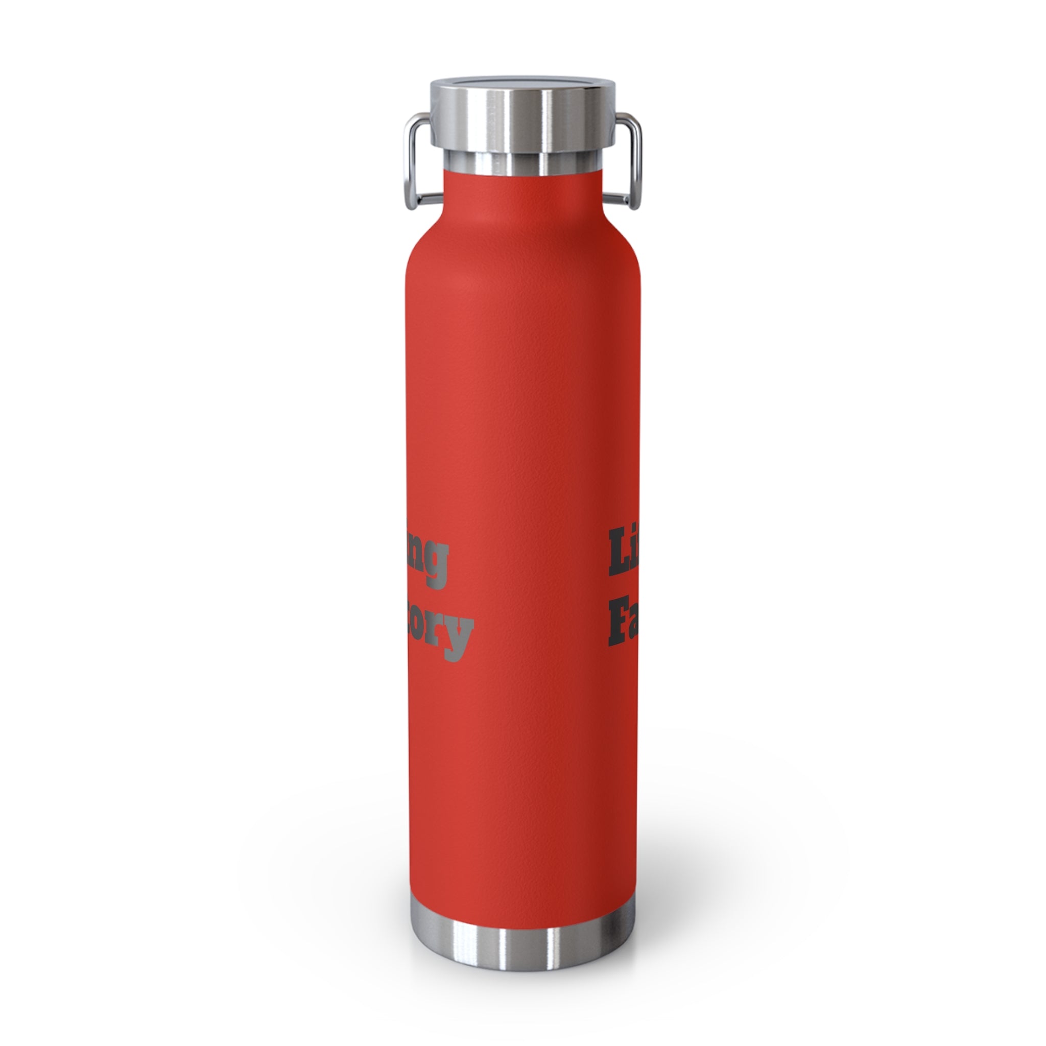 22oz Vacuum Water Bottle — 'Lifting Factory' Insulated Copper Flask