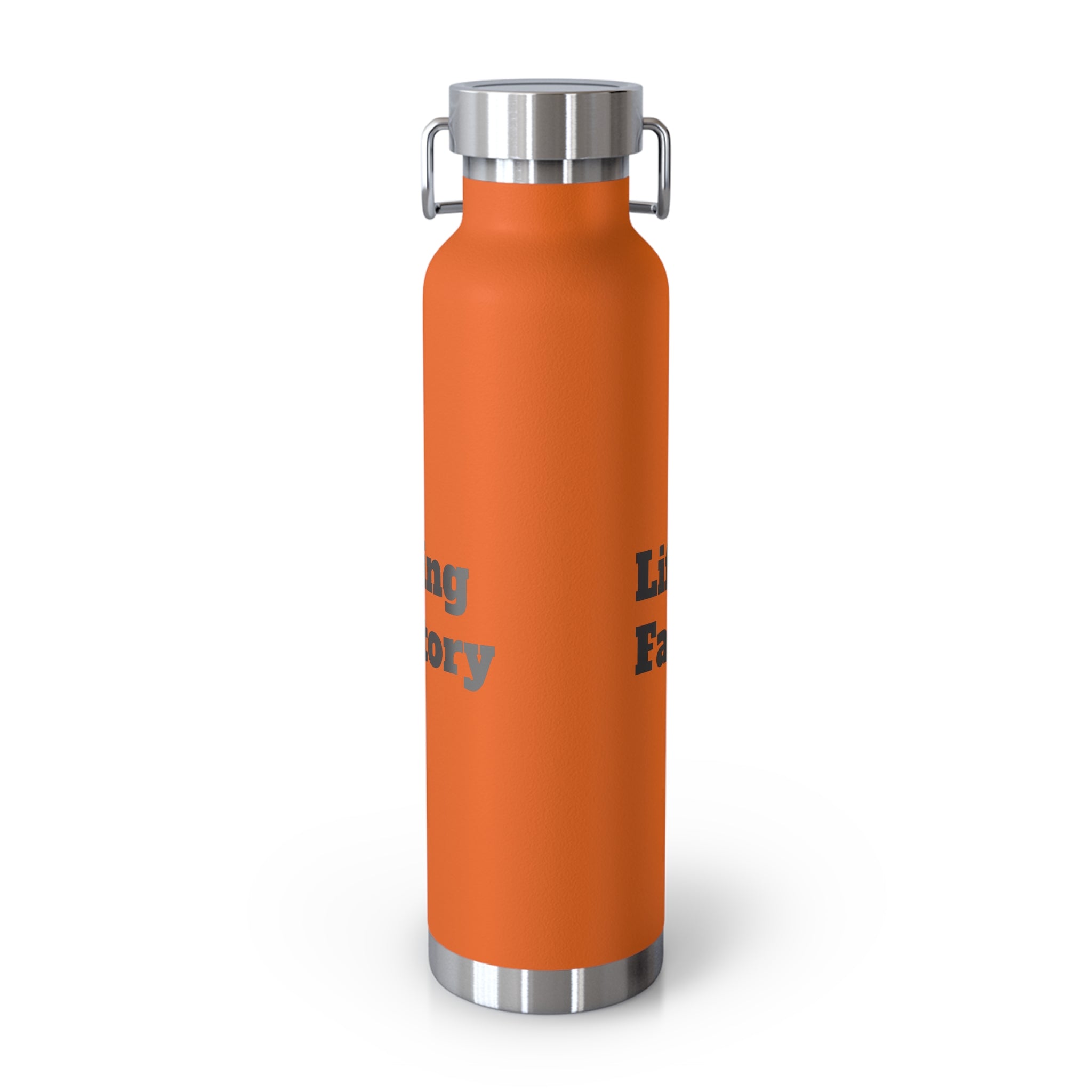 22oz Vacuum Water Bottle — 'Lifting Factory' Insulated Copper Flask