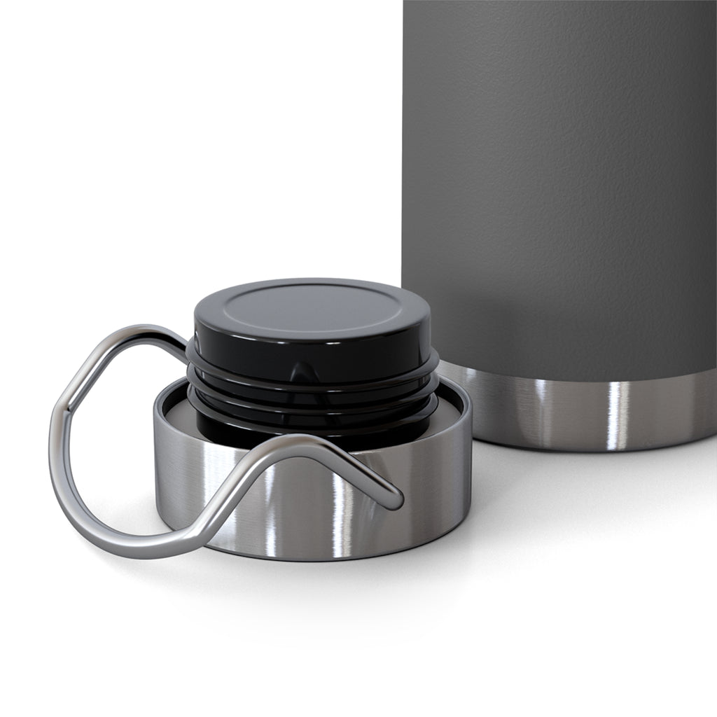 22oz Vacuum Water Bottle — 'Lifting Factory' Insulated Copper Flask