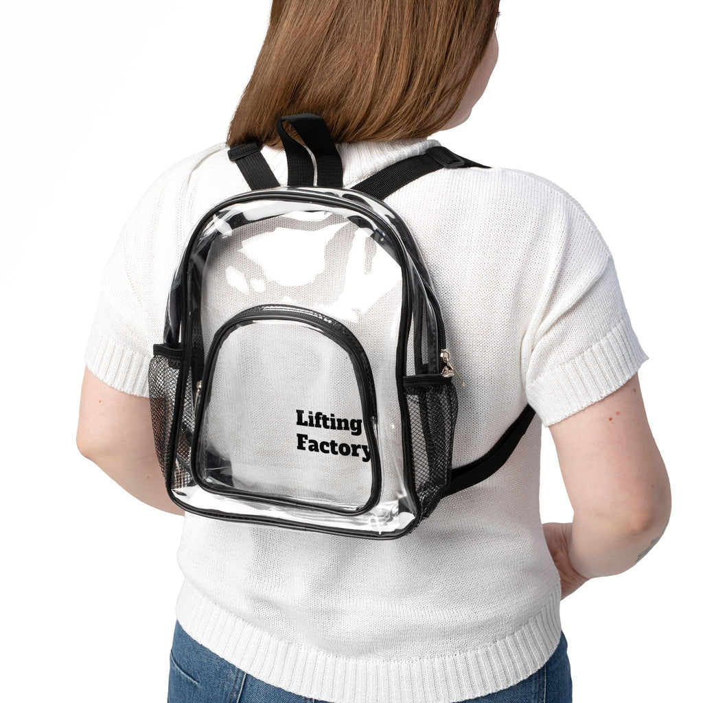 Clear Stadium Backpack – Transparent Security-Friendly School & Game Day Bag