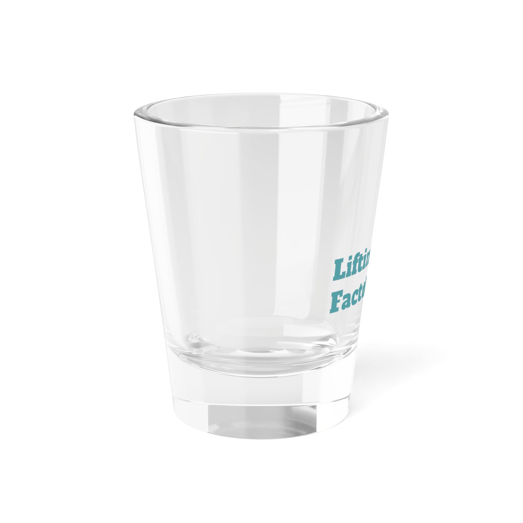 Lifting Factory 1.5 oz SHOT Glass – Mini Gym-Themed Shooter Glass