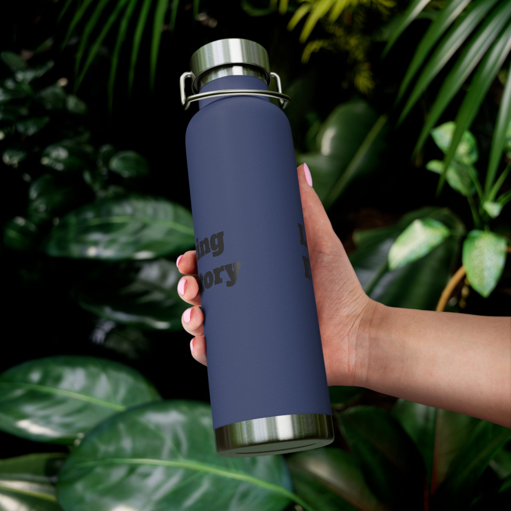 22oz Vacuum Water Bottle — 'Lifting Factory' Insulated Copper Flask