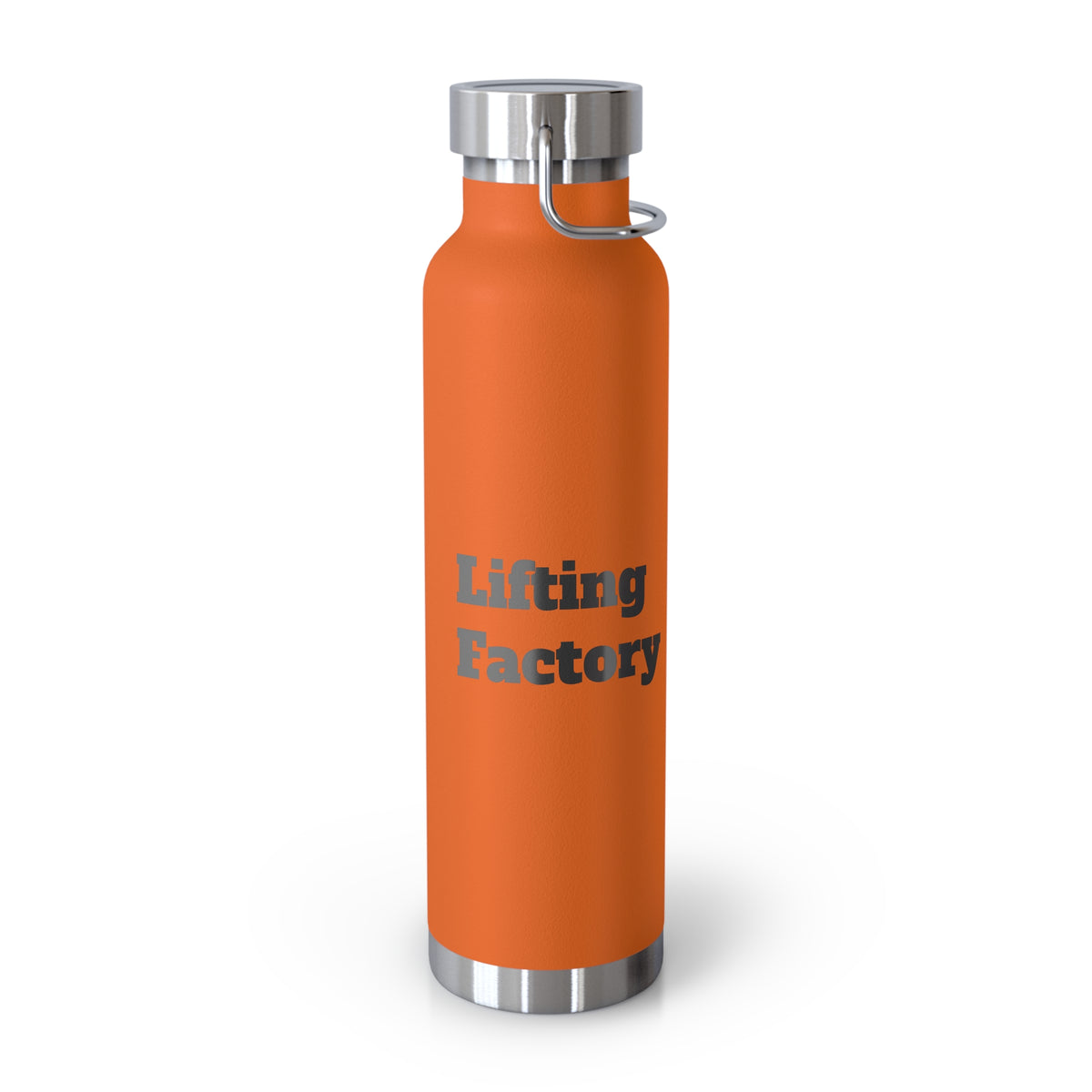 22oz Vacuum Water Bottle — 'Lifting Factory' Insulated Copper Flask