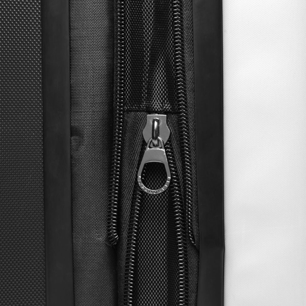 Suitcase — Vertical 'LiftingFactory' Logo Carry-On Luggage