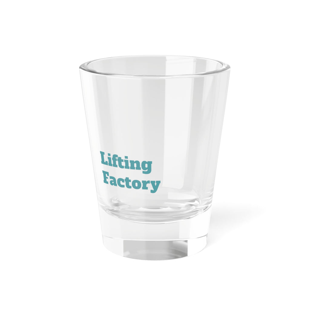 Lifting Factory 1.5 oz SHOT Glass – Mini Gym-Themed Shooter Glass