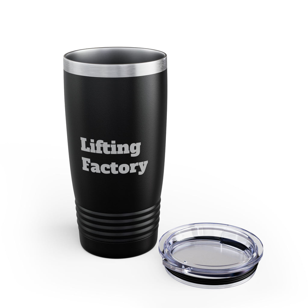 Lifting Factory 20oz STAINLESS Tumbler — Gym Motivational Travel MUG