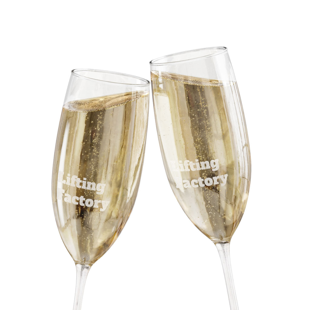 Engravable 8oz CHAMPAGNE Flute — Personalized Wedding & Celebration Glass
