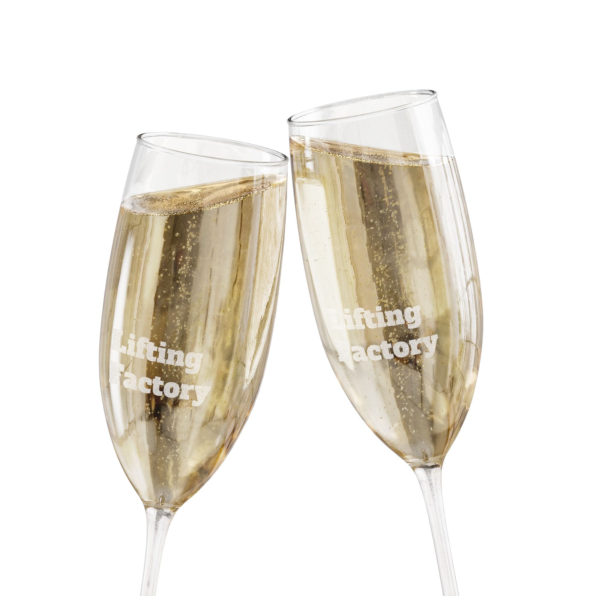 Engravable 8oz CHAMPAGNE Flute — Personalized Wedding & Celebration Glass