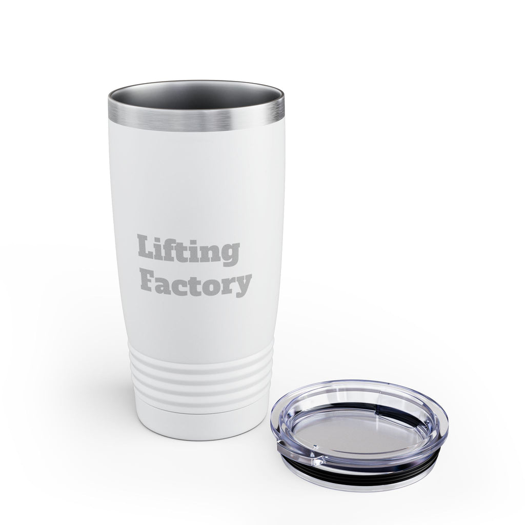 Lifting Factory 20oz STAINLESS Tumbler — Gym Motivational Travel MUG