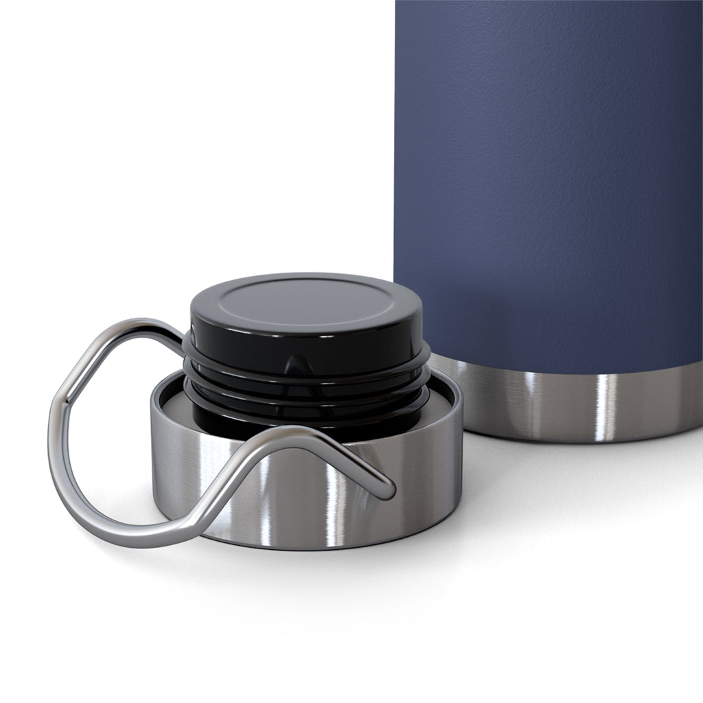 22oz Vacuum Water Bottle — 'Lifting Factory' Insulated Copper Flask
