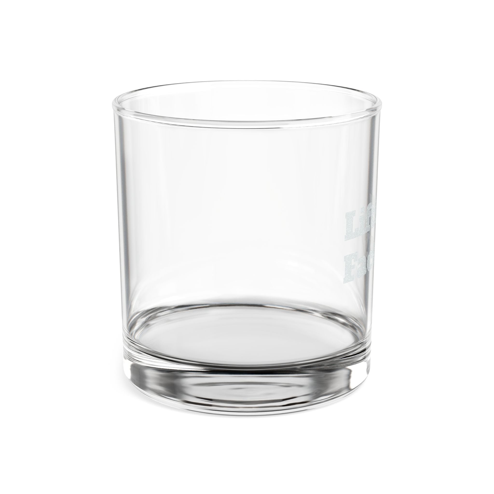 Engraved WHISKEY Glass 10.5oz — 'Lifting Factory' Personalized Rocks Glass