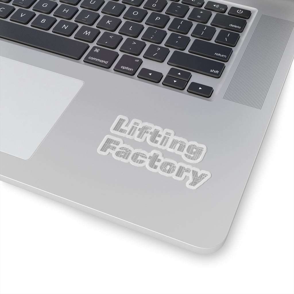 Lifting Factory STICKER — Industrial Barcode Text Kiss-Cut Decal ...