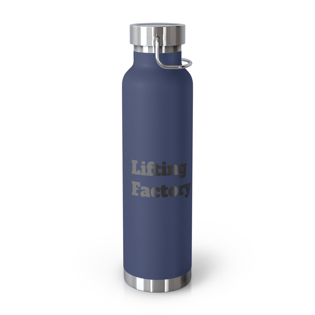 22oz Vacuum Water Bottle — 'Lifting Factory' Insulated Copper Flask