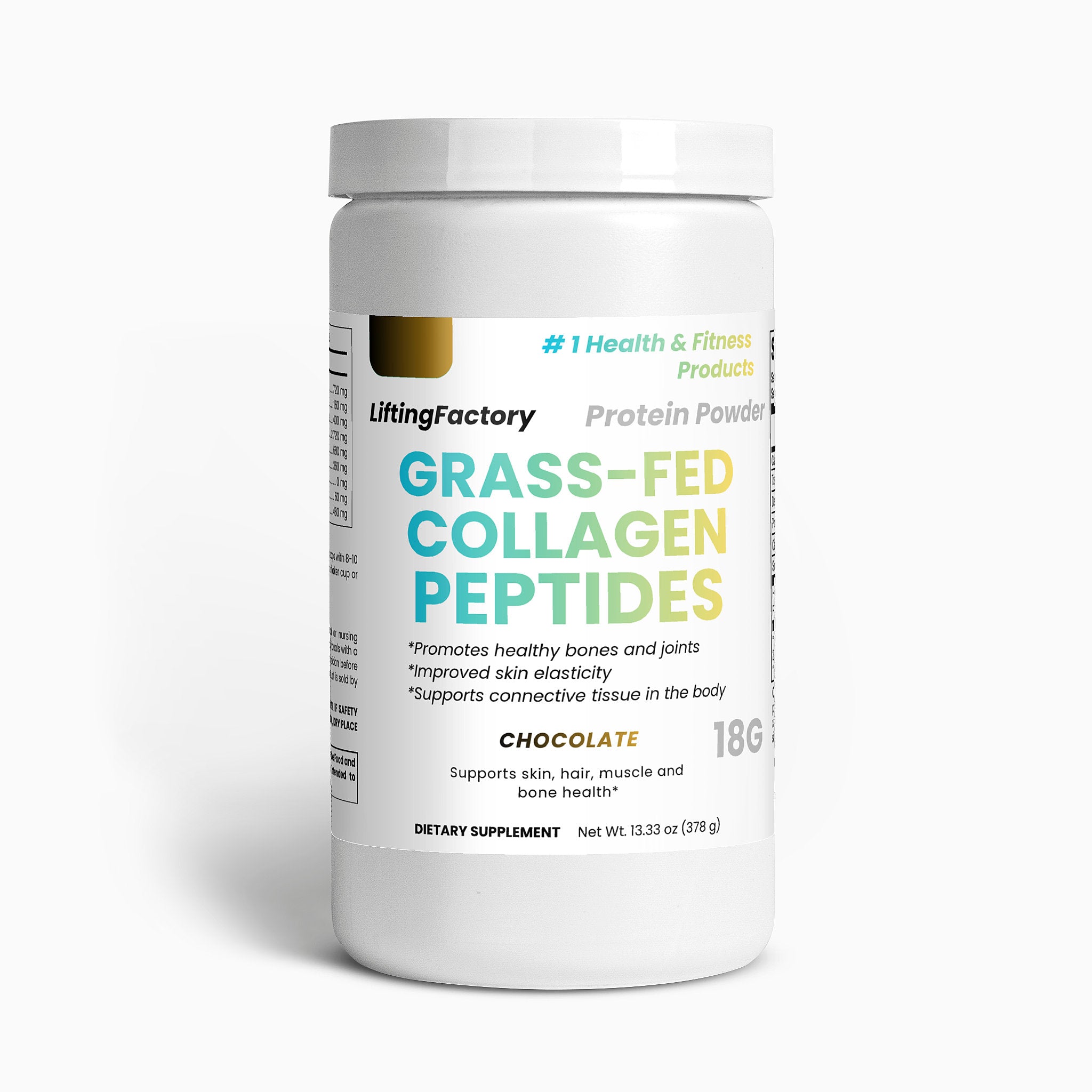Grass-Fed Collagen Chocolate Protein Powder