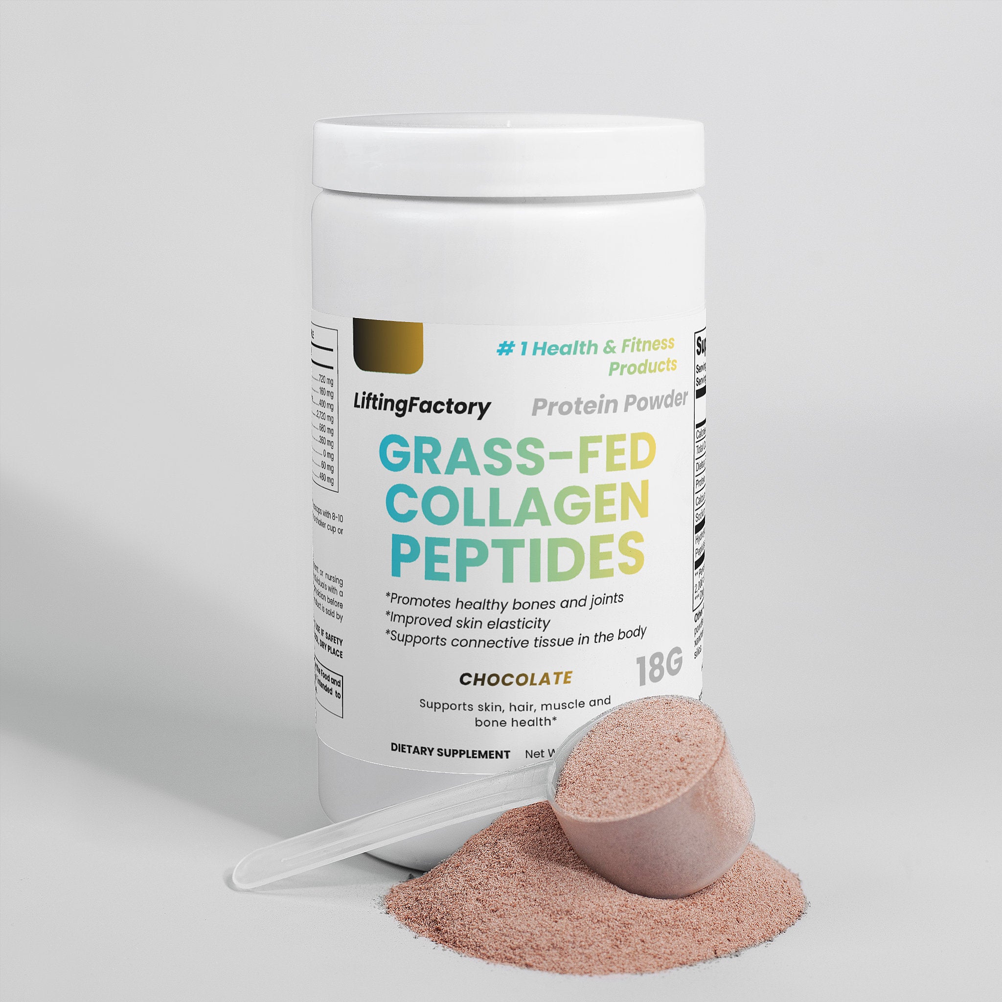 Grass-Fed Collagen Chocolate Protein Powder