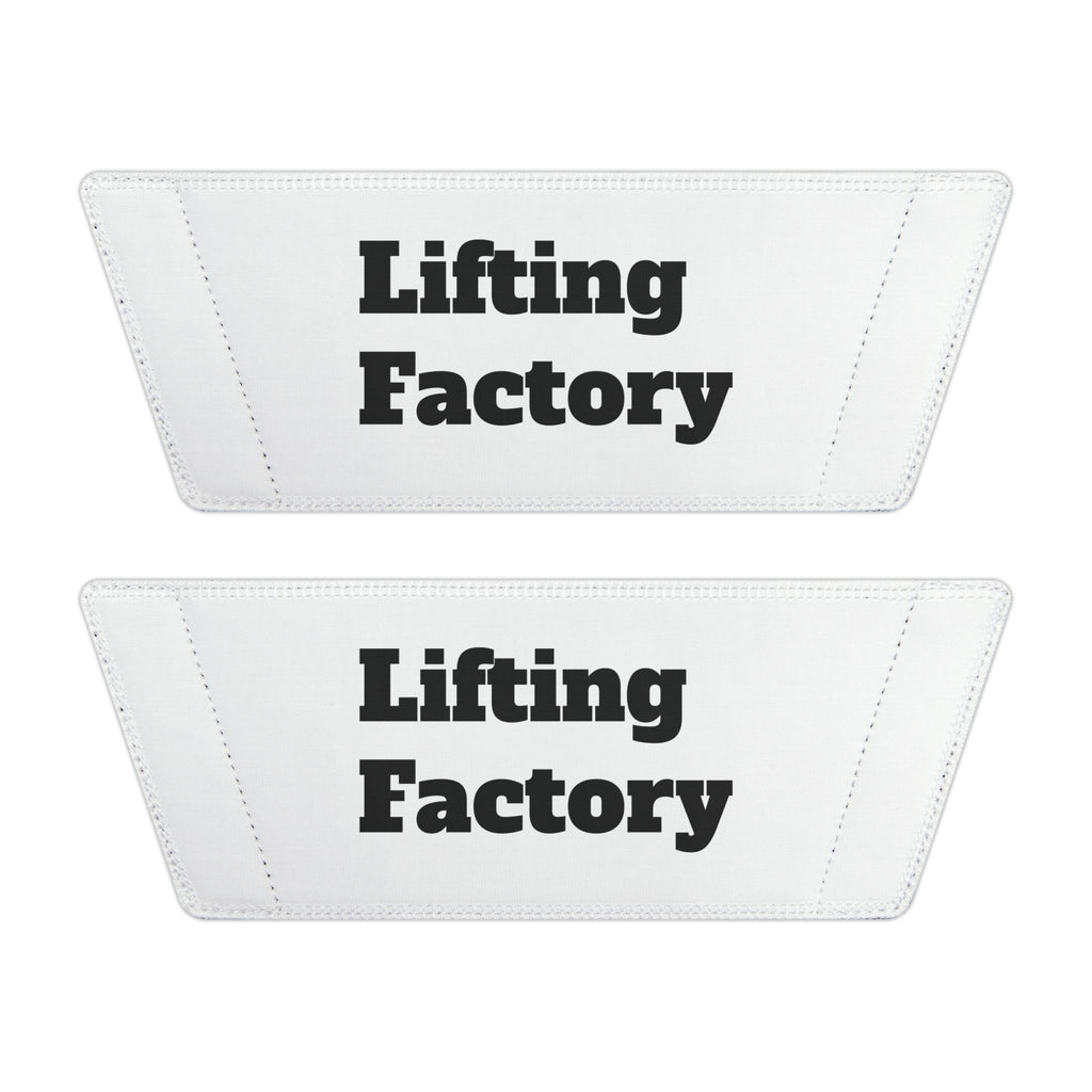 Slide Sandals — "Lifting Factory" Logo Athletic Pool Slides
