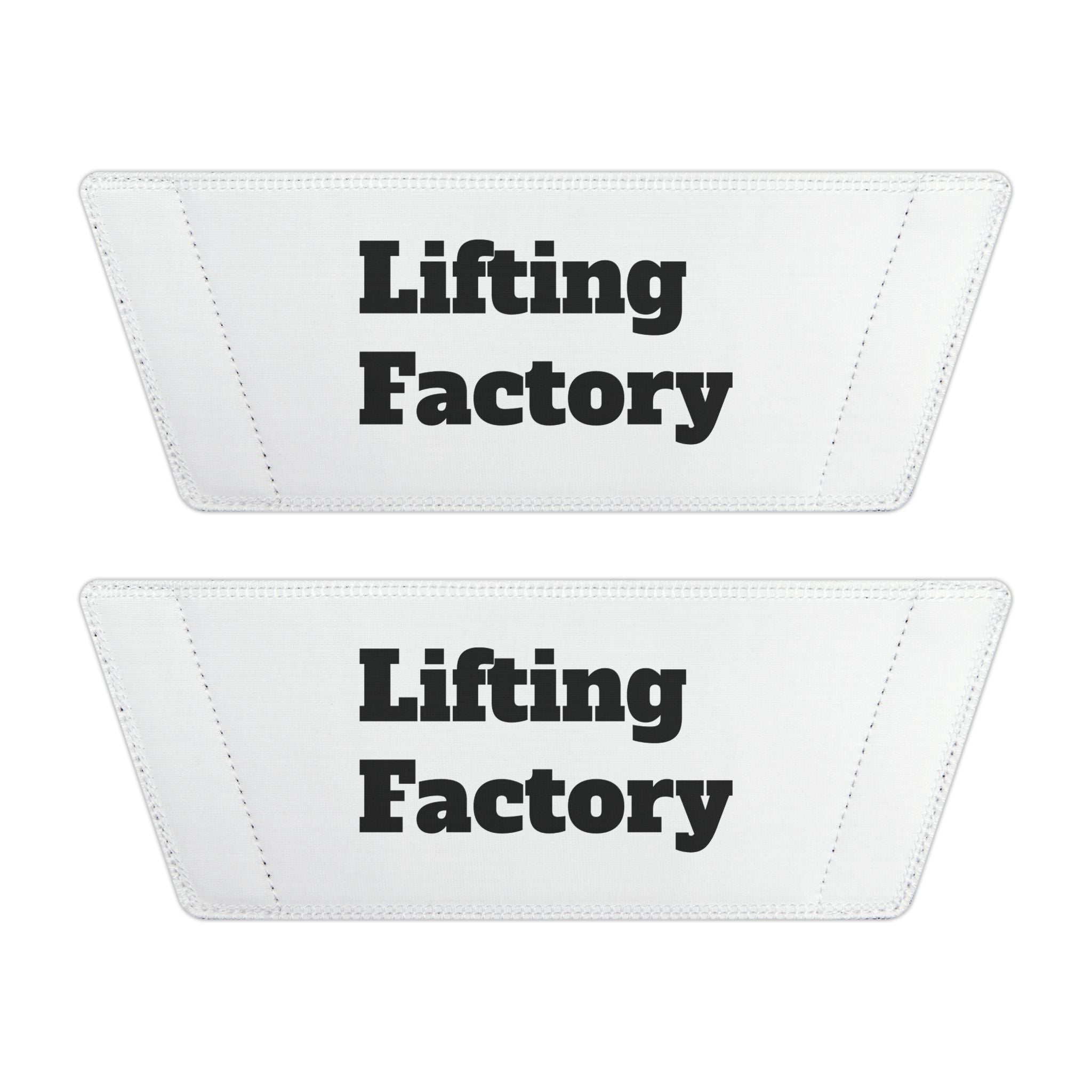 Slide Sandals — "Lifting Factory" Logo Athletic Pool Slides