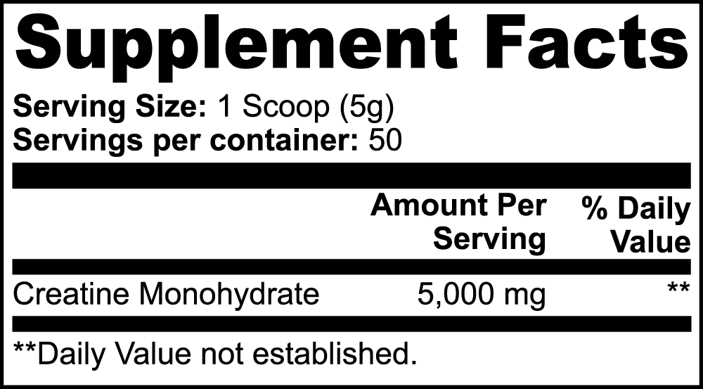 Creatine Monohydrate 5G