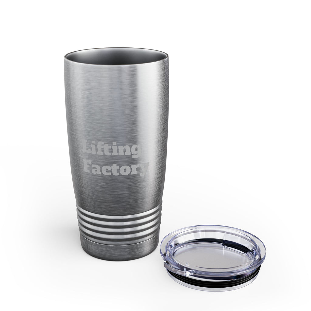 Lifting Factory 20oz STAINLESS Tumbler — Gym Motivational Travel MUG