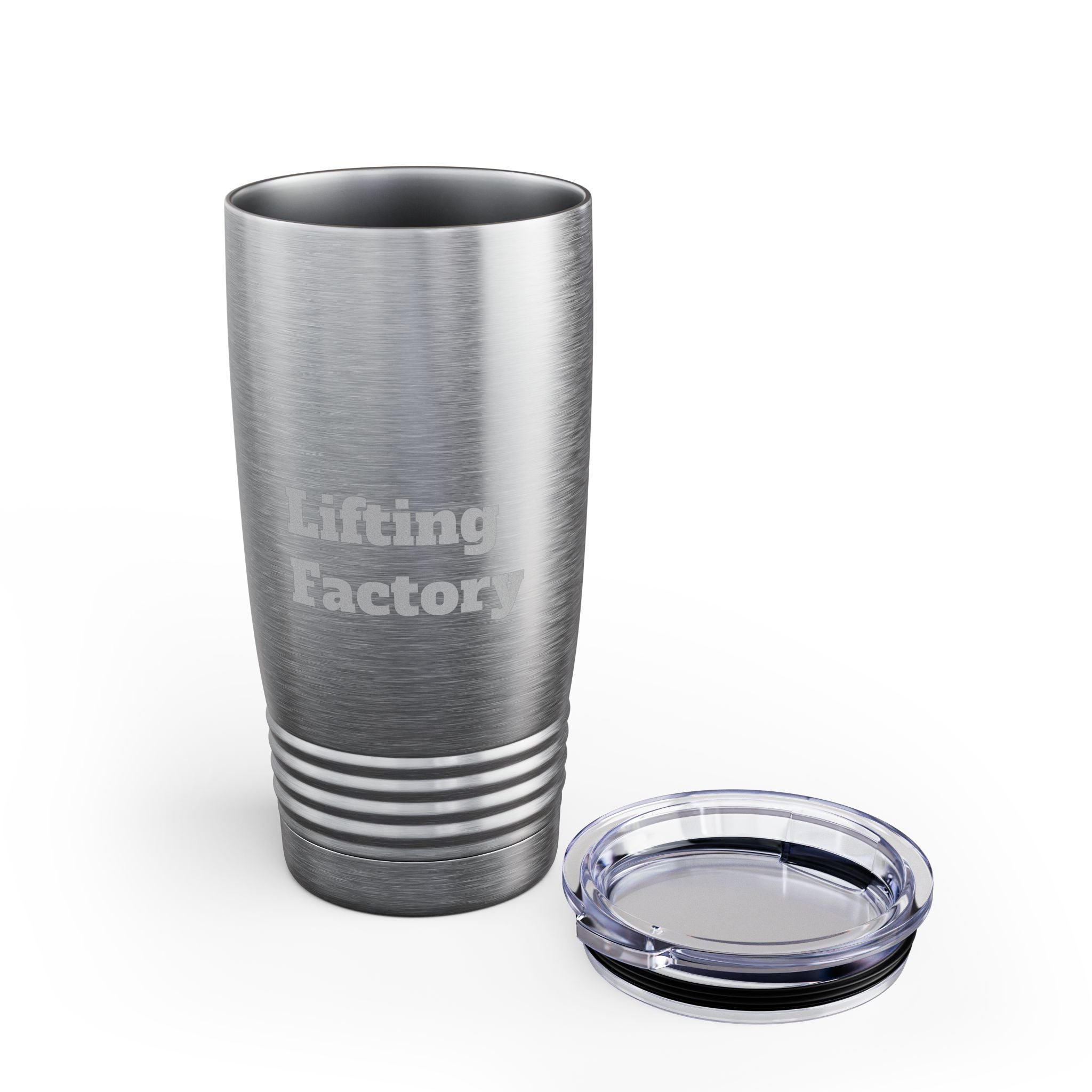 Lifting Factory 20oz STAINLESS Tumbler — Gym Motivational Travel MUG