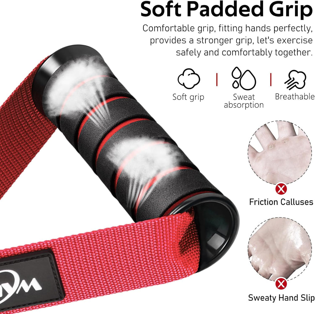 Exercise Handles, Replacement Cable Machine Attachments for Home Gym