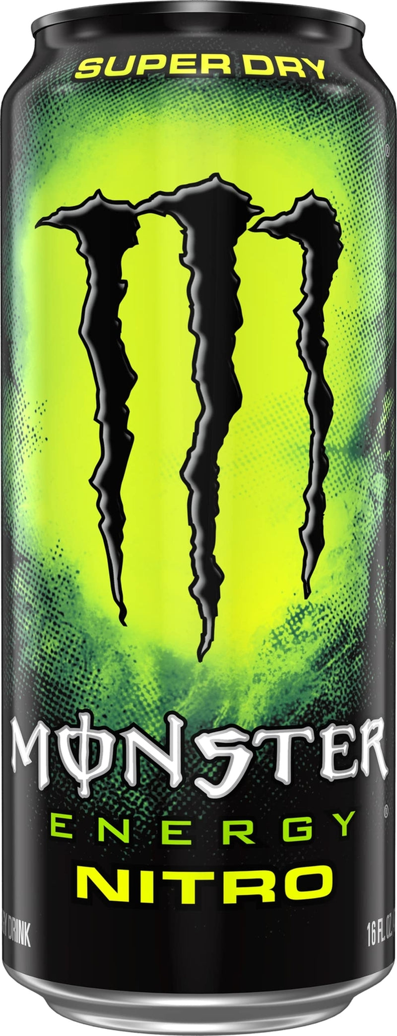 Monster Nitro Super Dry Energy Drink 16Oz Pack of 15 Citrus Flavor