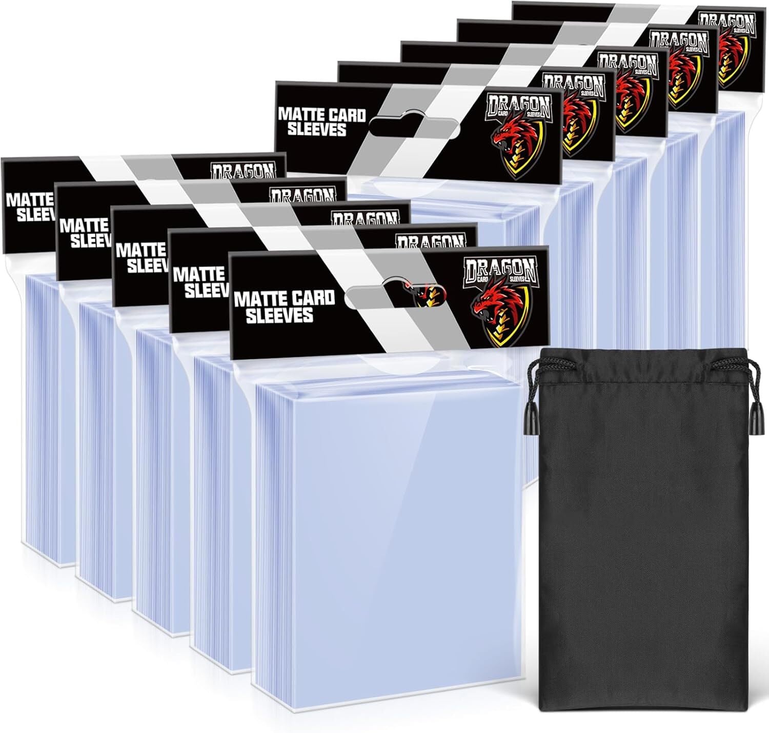 Trading Card Sleeves Plastic Clear Case Holder 1000 Baseball Cards Topload!! NEW