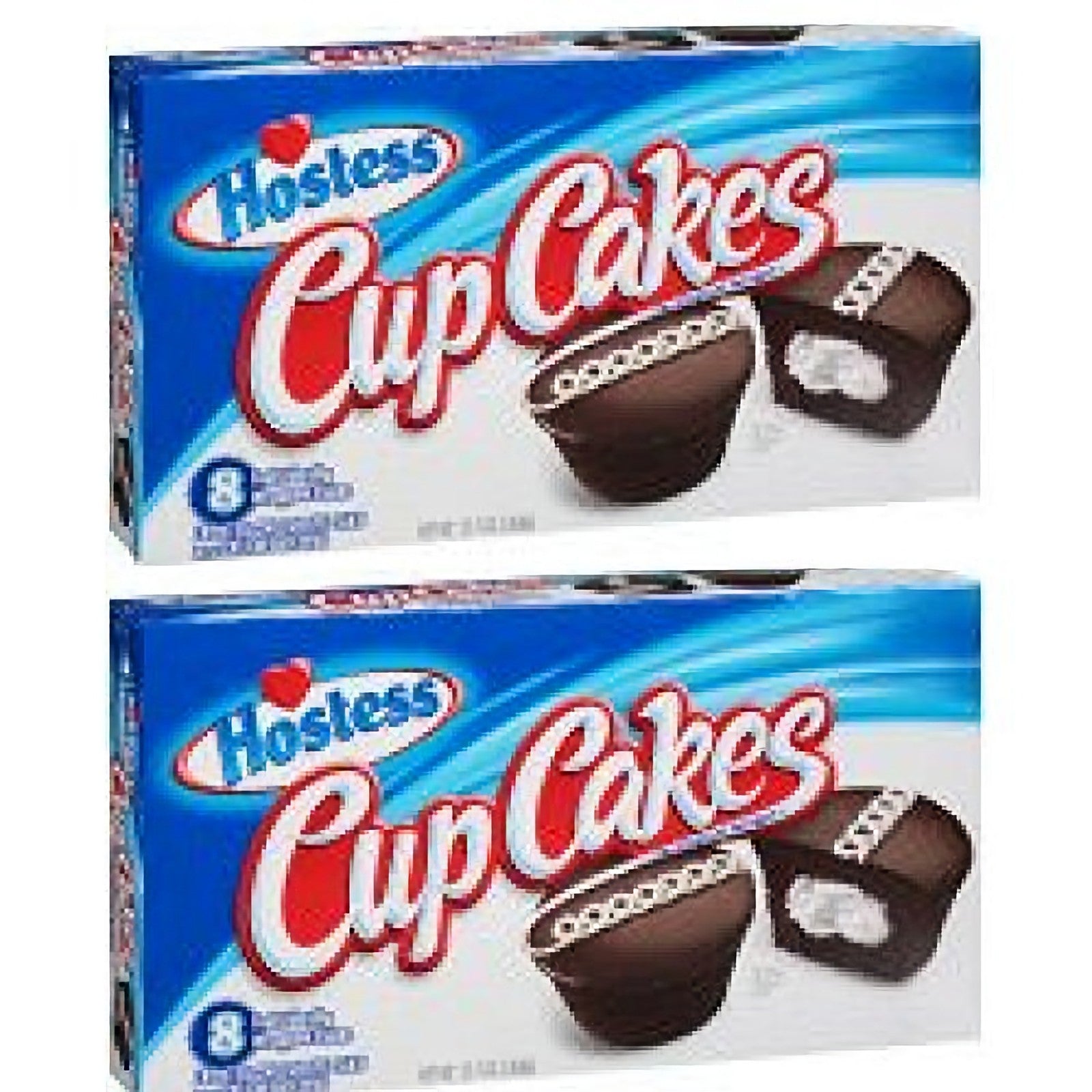 Hostess Chocolate Cupcakes 12.7 Oz Box, Pack of 2 | 16 Cupcakes Total
