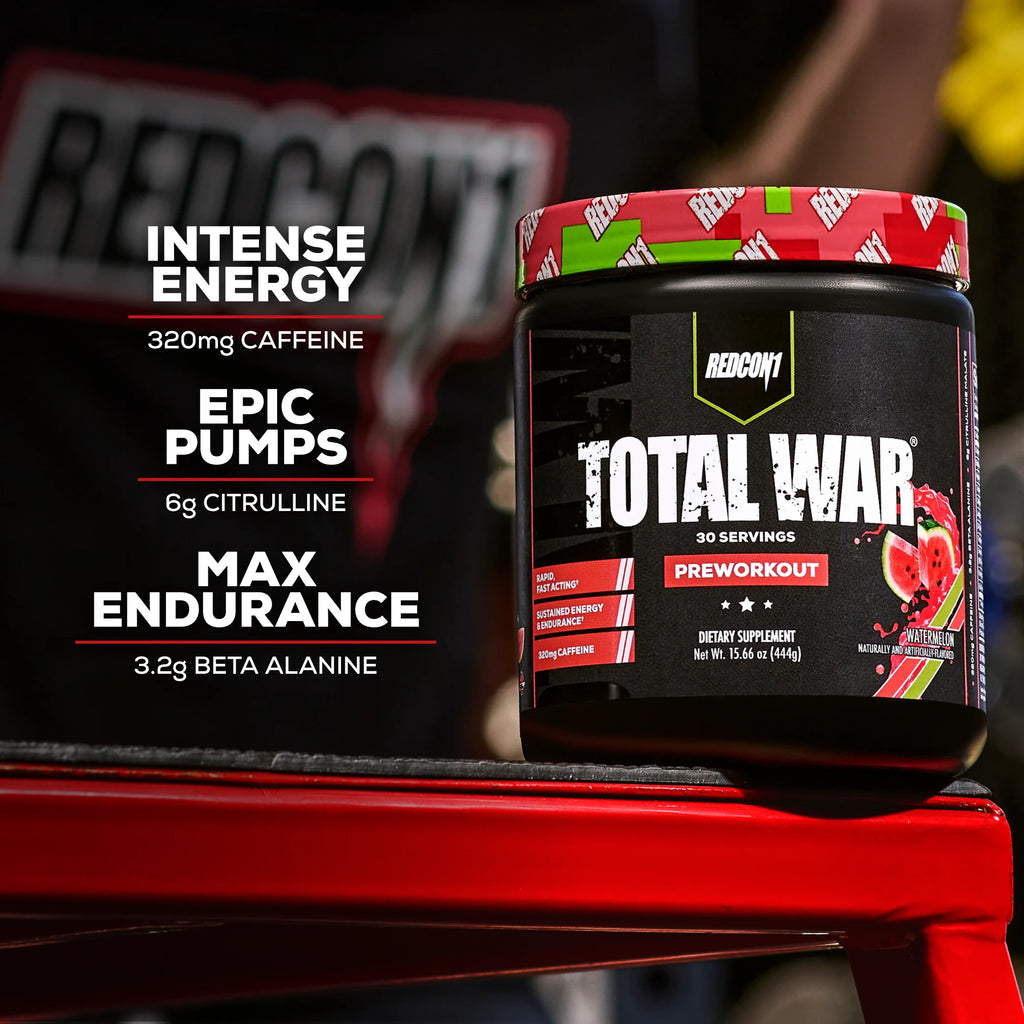 Total War®, Pre-Workout, Green Apple, 15.66 Oz (444 G)