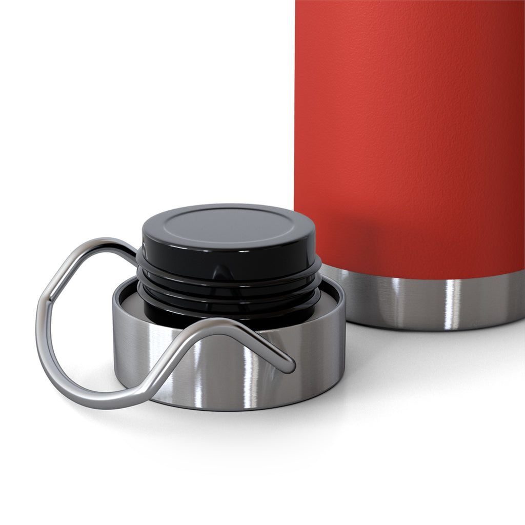 22oz Vacuum Water Bottle — 'Lifting Factory' Insulated Copper Flask