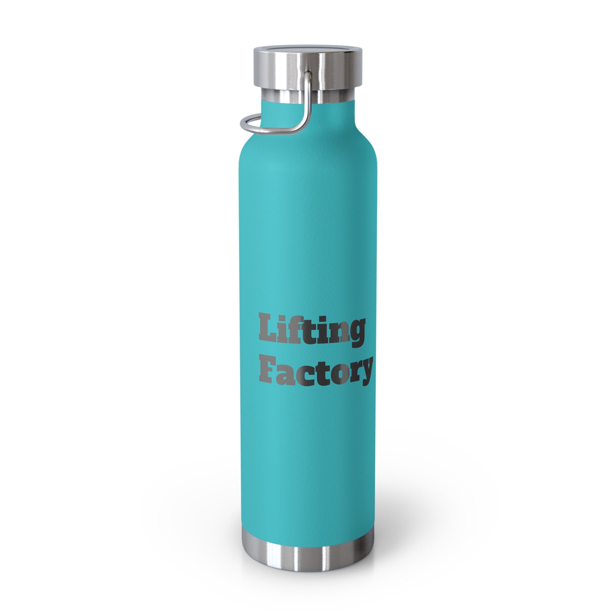 22oz Vacuum Water Bottle — 'Lifting Factory' Insulated Copper Flask