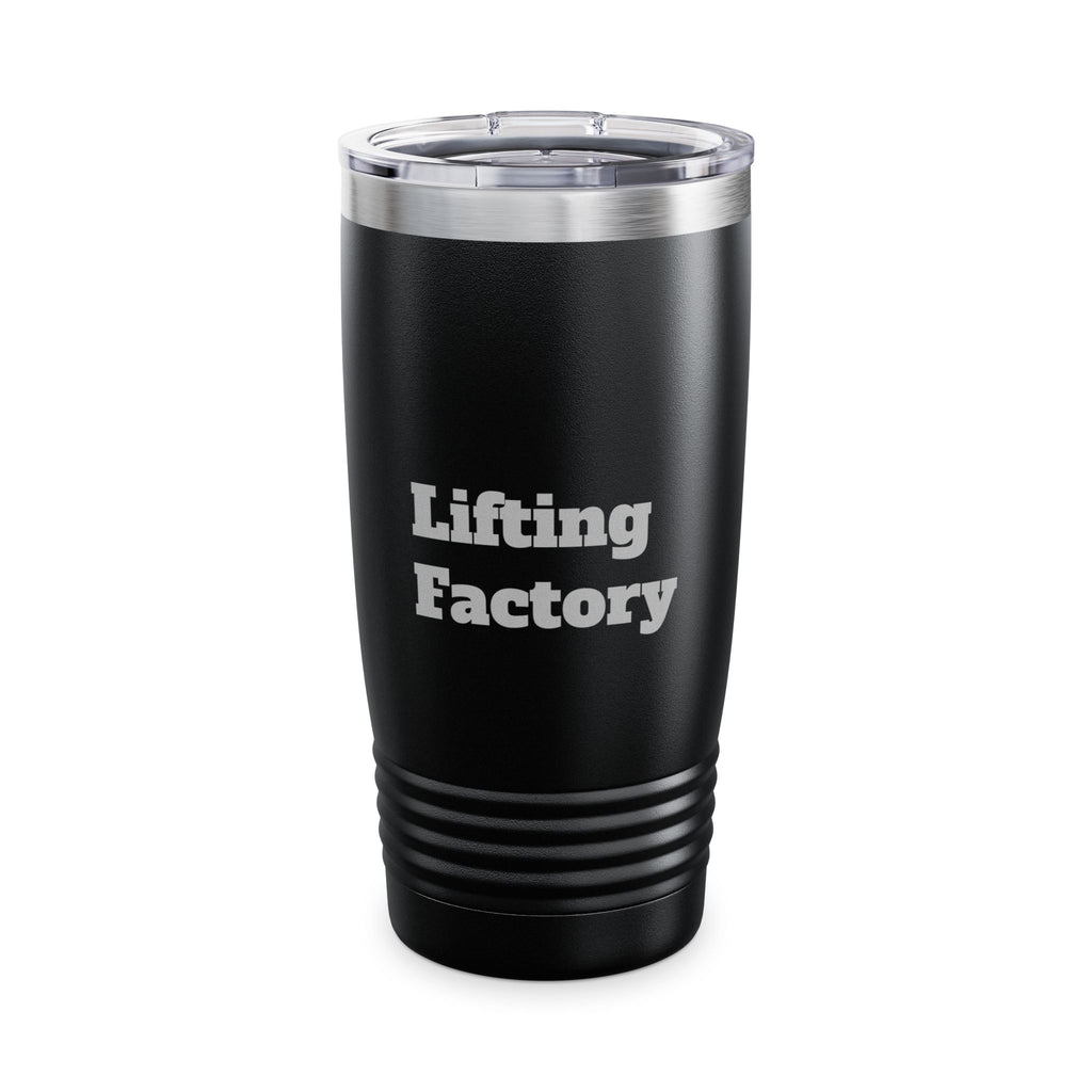 Lifting Factory 20oz STAINLESS Tumbler — Gym Motivational Travel MUG