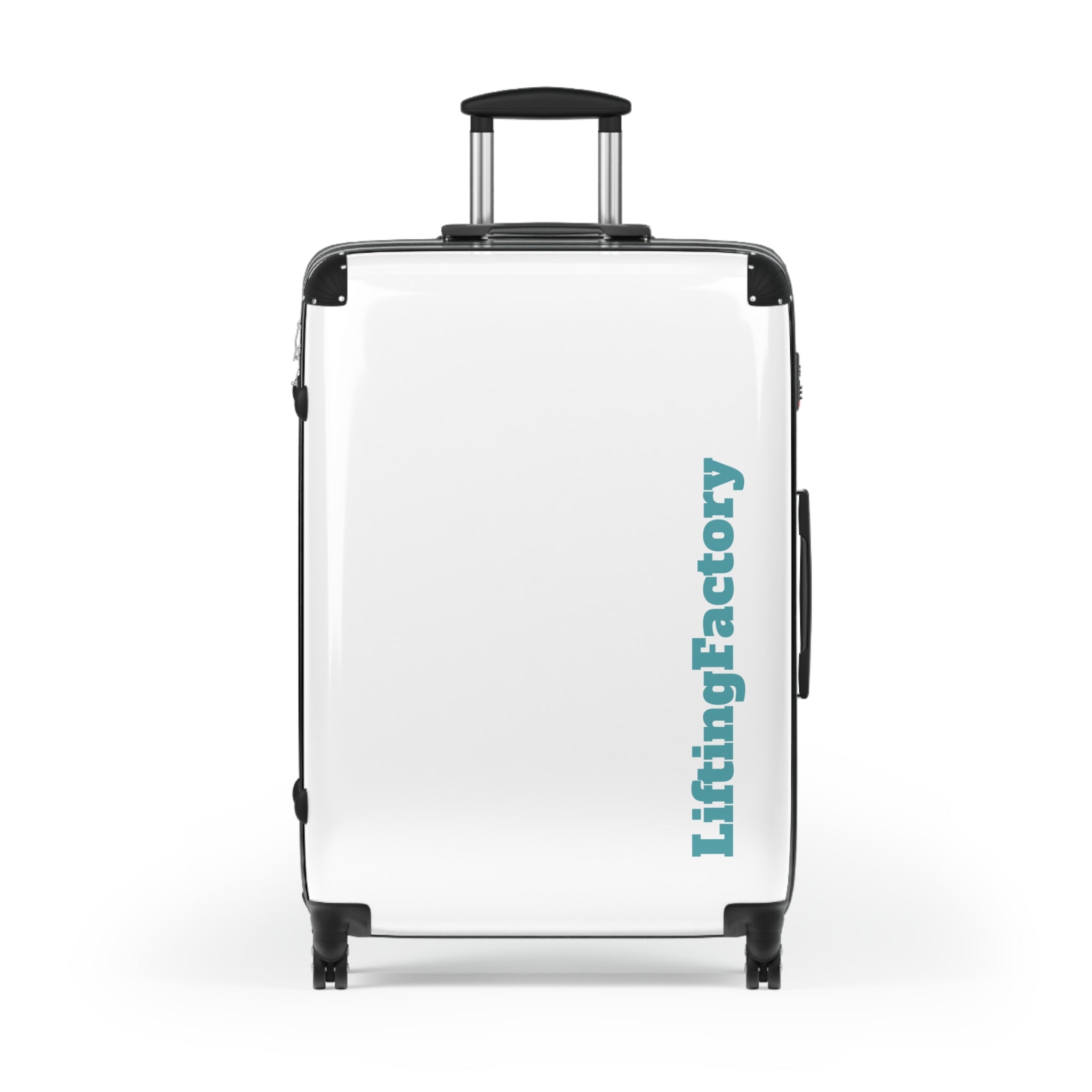 Suitcase — Vertical 'LiftingFactory' Logo Carry-On Luggage