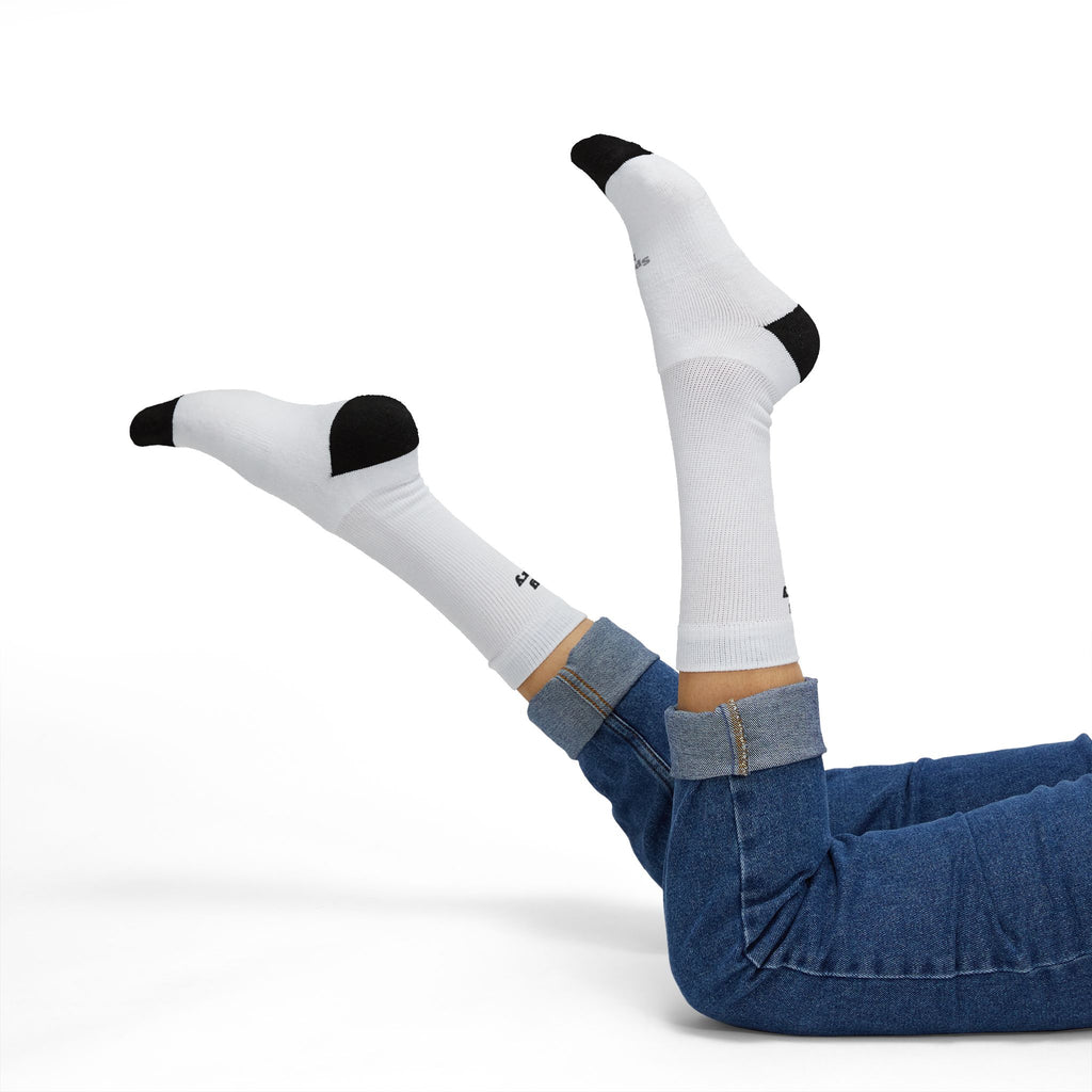 Custom Sublimation Crew Socks — Personalized Text “Lifetime Factory” Design