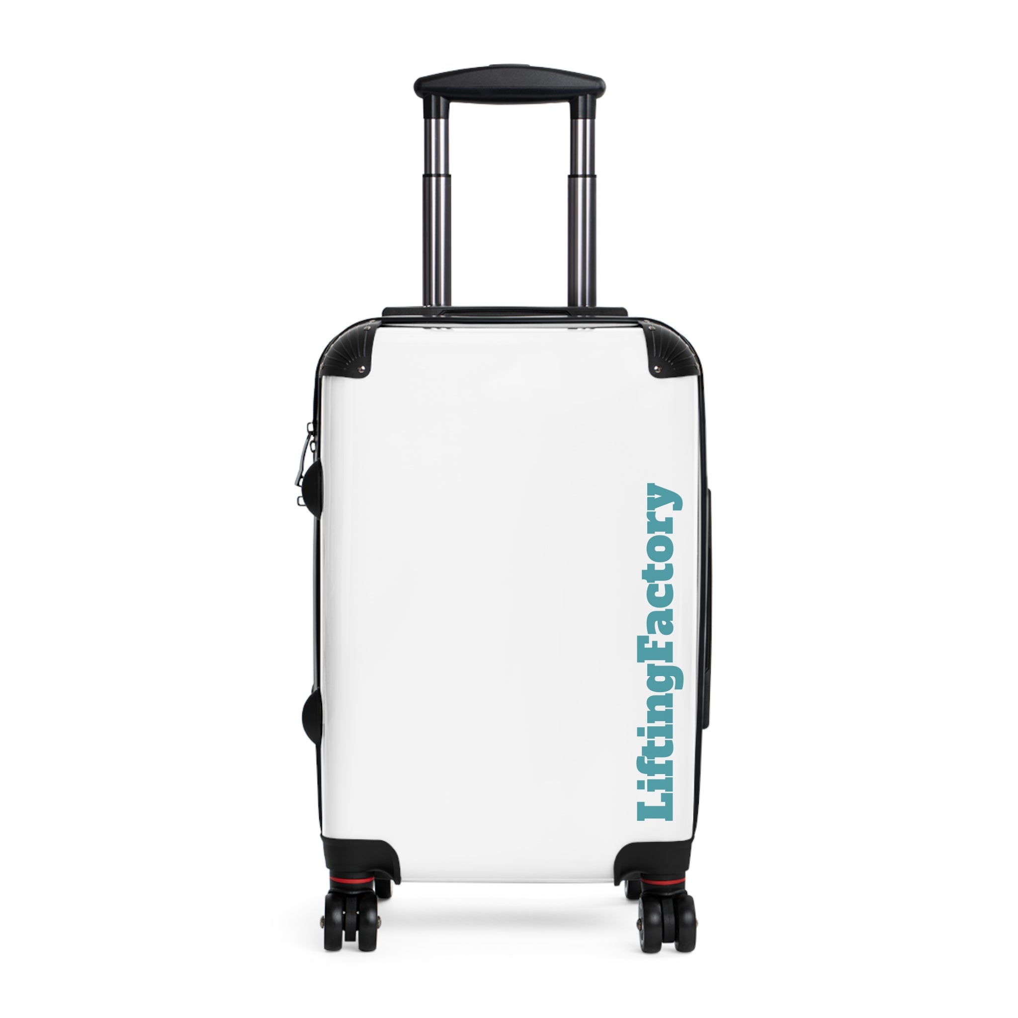 Suitcase — Vertical 'LiftingFactory' Logo Carry-On Luggage