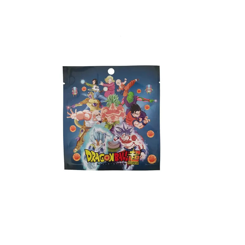 Anime Dragon Ball Figures Blind Box Goku Vegeta Super Saiyan Keychain with Card Wholesale Toy Pvc Dolls Pendant for Gifts