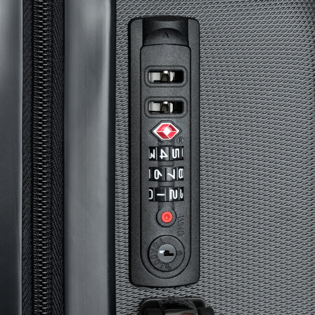 Suitcase — Vertical 'LiftingFactory' Logo Carry-On Luggage