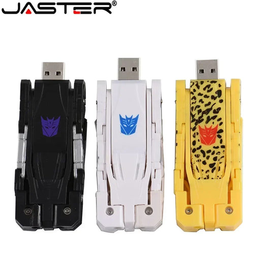 Transformers Plastic Pen Drive 256GB Real Capacity Creative Gift Flash Drives 128GB Gifts for Kids Usb Stick 64GB Memory Stick