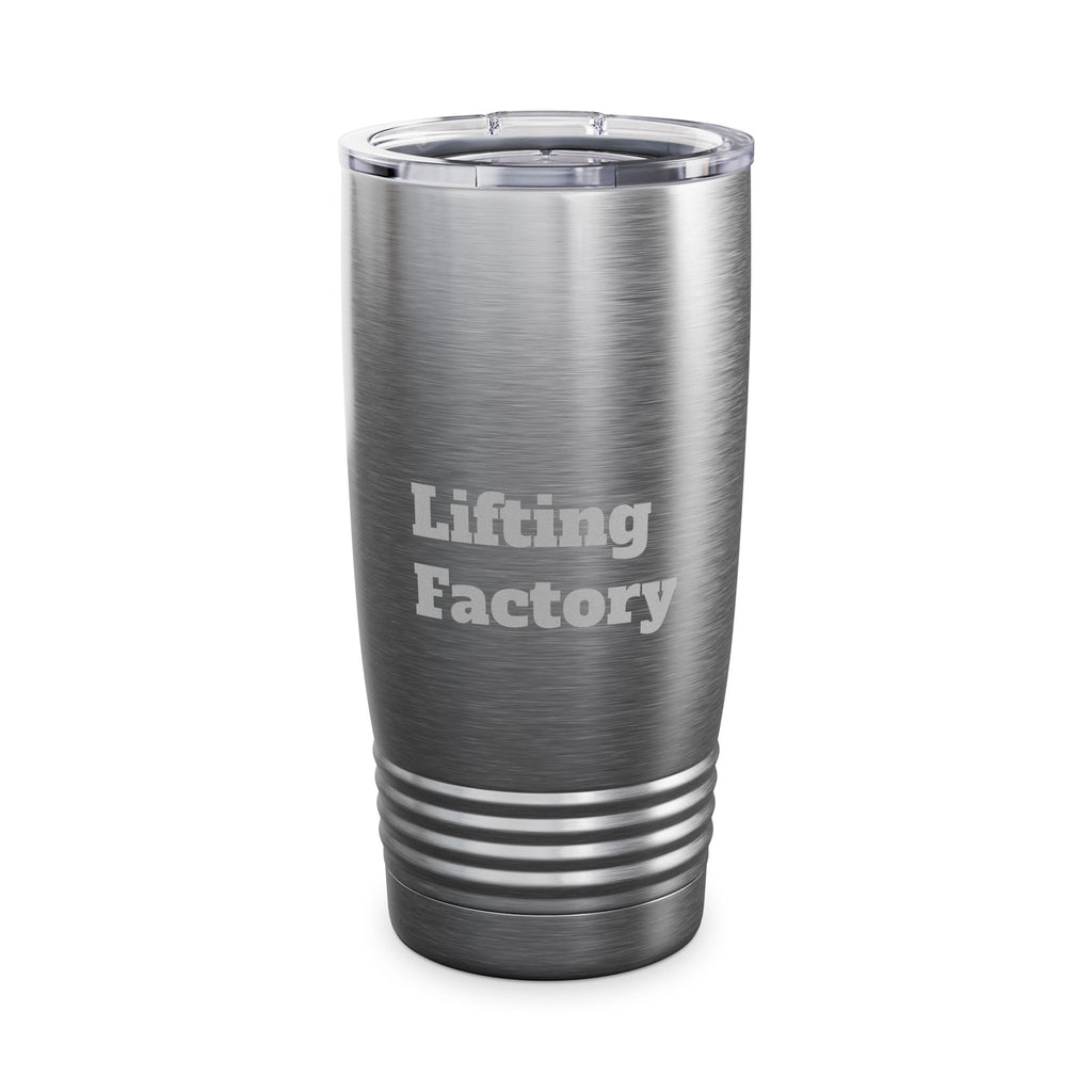 Lifting Factory 20oz STAINLESS Tumbler — Gym Motivational Travel MUG