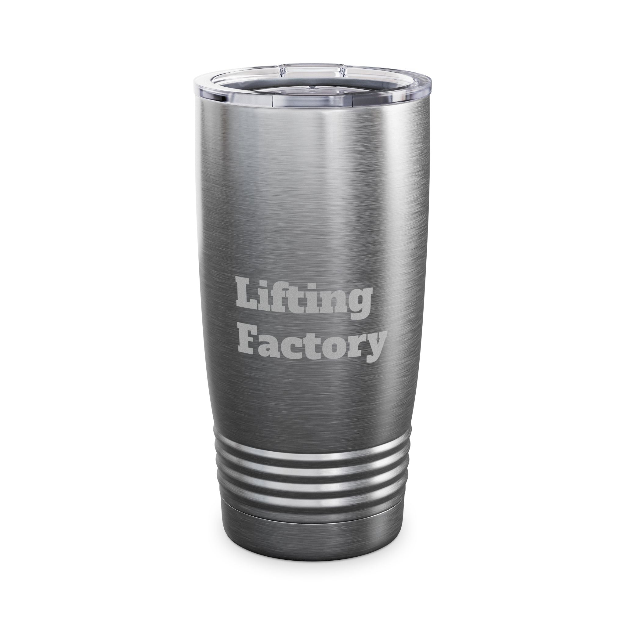 Lifting Factory 20oz STAINLESS Tumbler — Gym Motivational Travel MUG