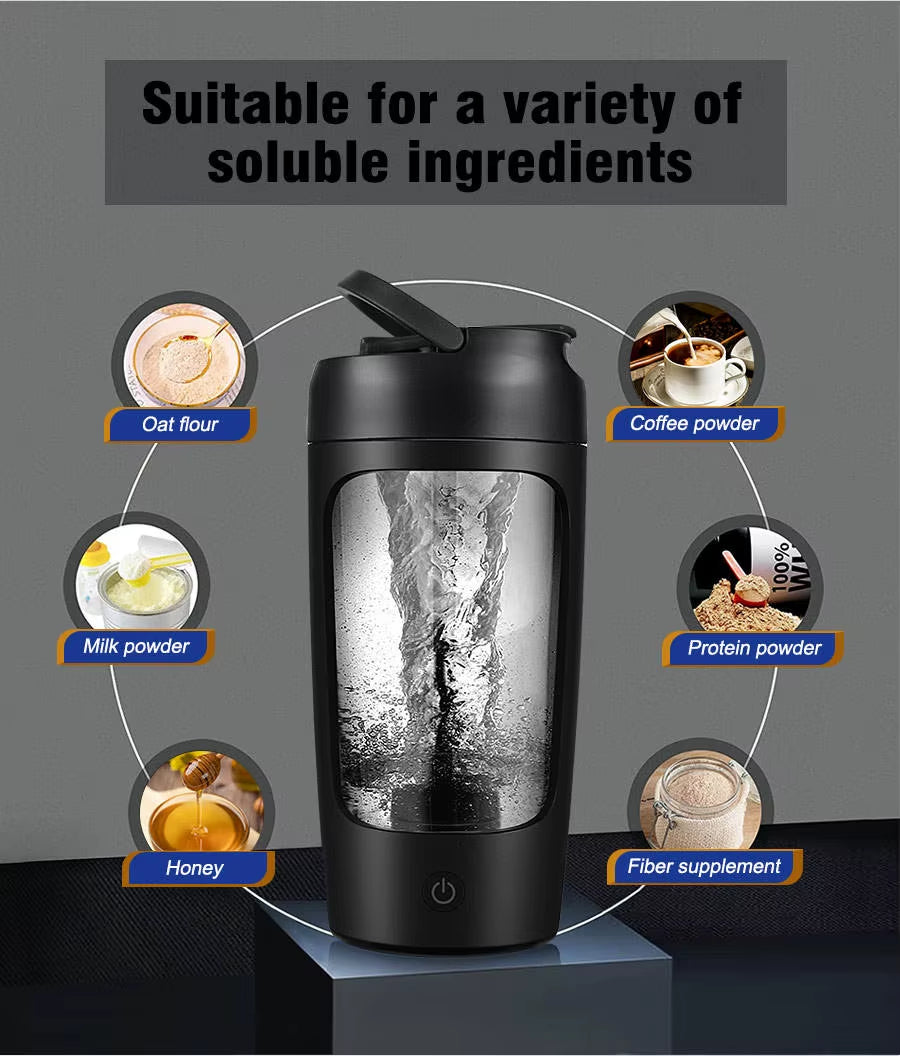 Good Quality Gym Blink Plastic Electric Protein Shaker Gym Sport Water Bottle
