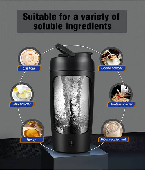 Good Quality Gym Blink Plastic Electric Protein Shaker Gym Sport Water Bottle
