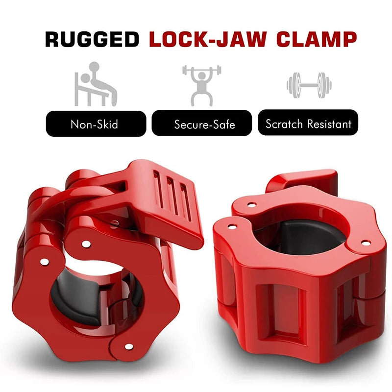 1PC of Locking 50Mm Diameter Standard Bar Dumbbell Barbell Collars Lock Clips Clamp Weight Lifting Gym Fitness Bodybuilding