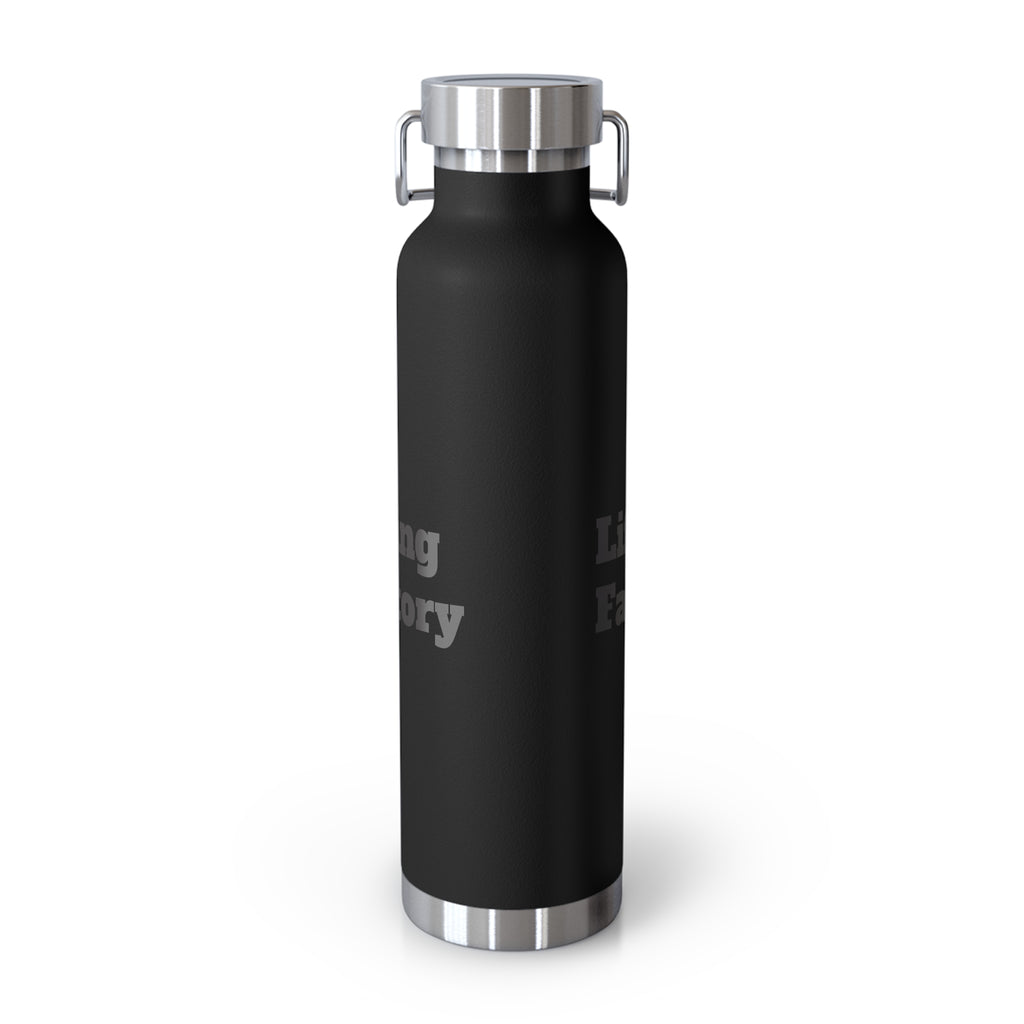 22oz Vacuum Water Bottle — 'Lifting Factory' Insulated Copper Flask