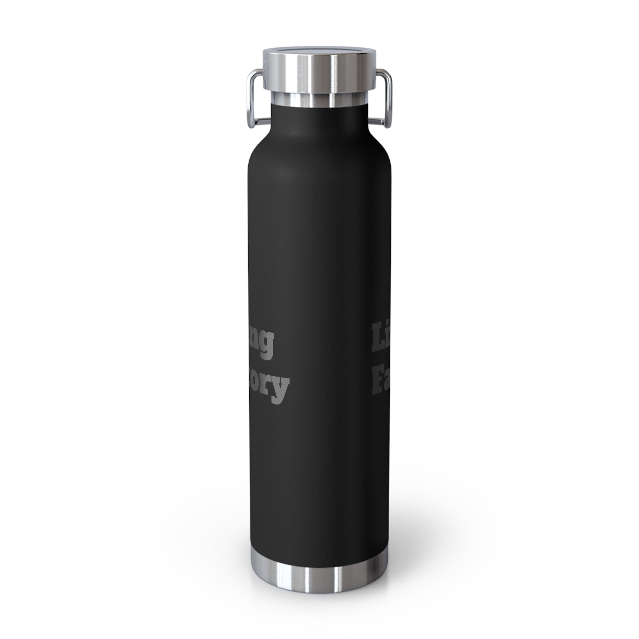 22oz Vacuum Water Bottle — 'Lifting Factory' Insulated Copper Flask